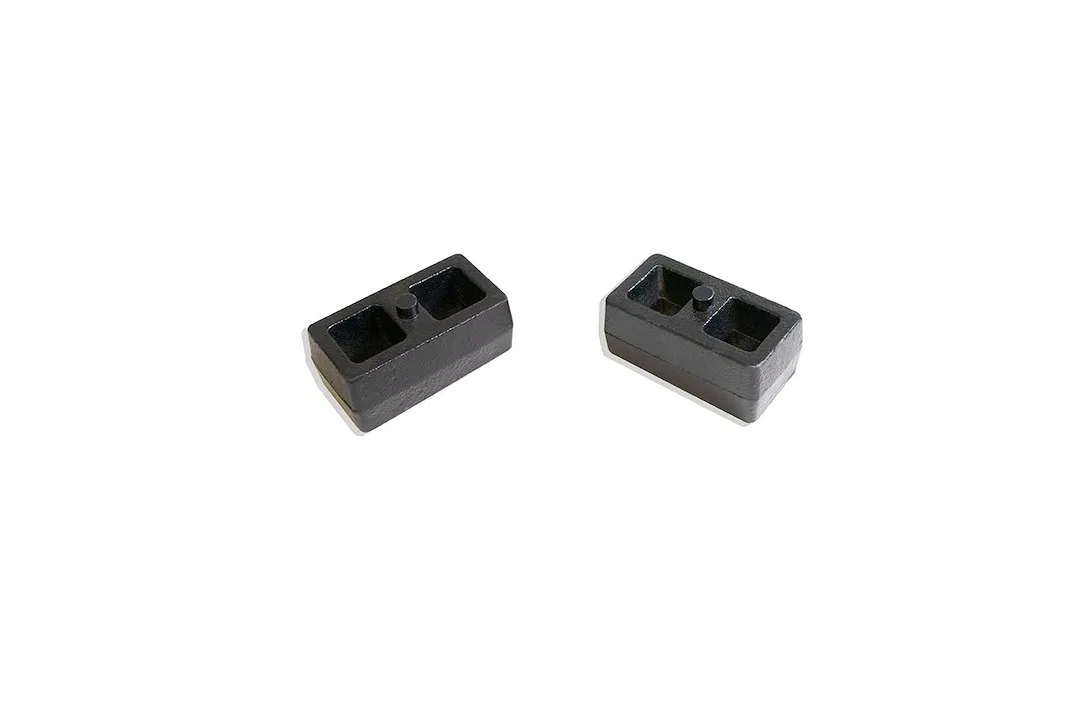 810020 – MAXTRAC Leaf Spring Block Kit, 2 Inch Height Cast Iron Set Of 2